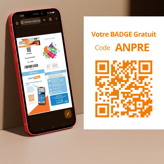Demandez notre badge